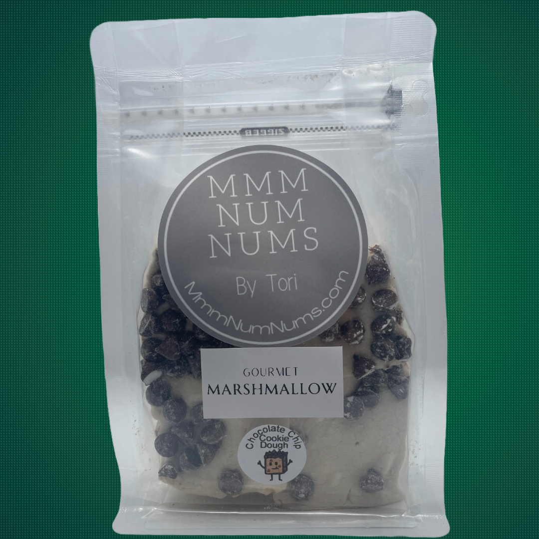 Mmm Num Nums Gourmet Marshmallows- Chocolate Chip Cookie Dough