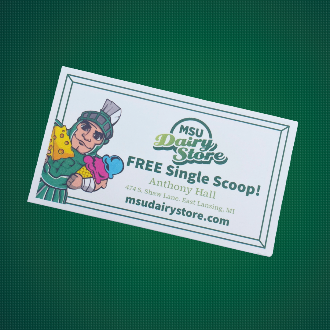Dairy Store Single Scoop Cards