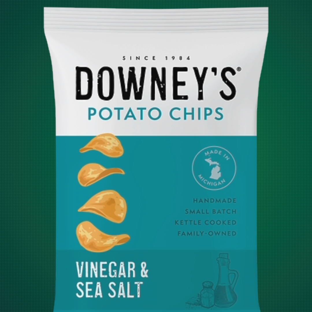 Downey's Potato Chips- Vinegar & Sea Salt