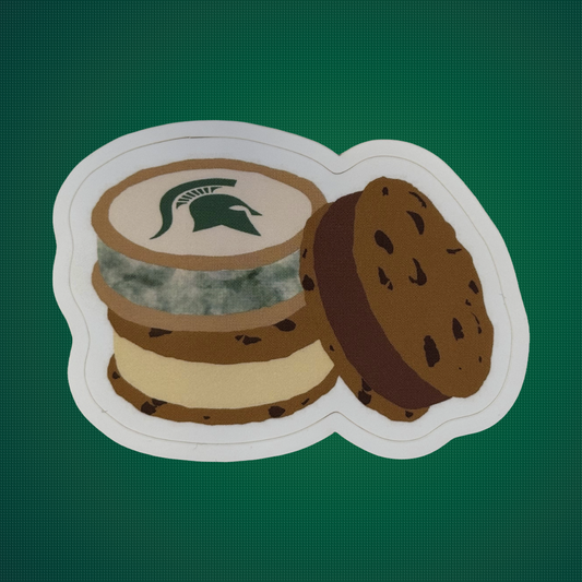 Dairy Store Ice Cream Sandwiches Sticker