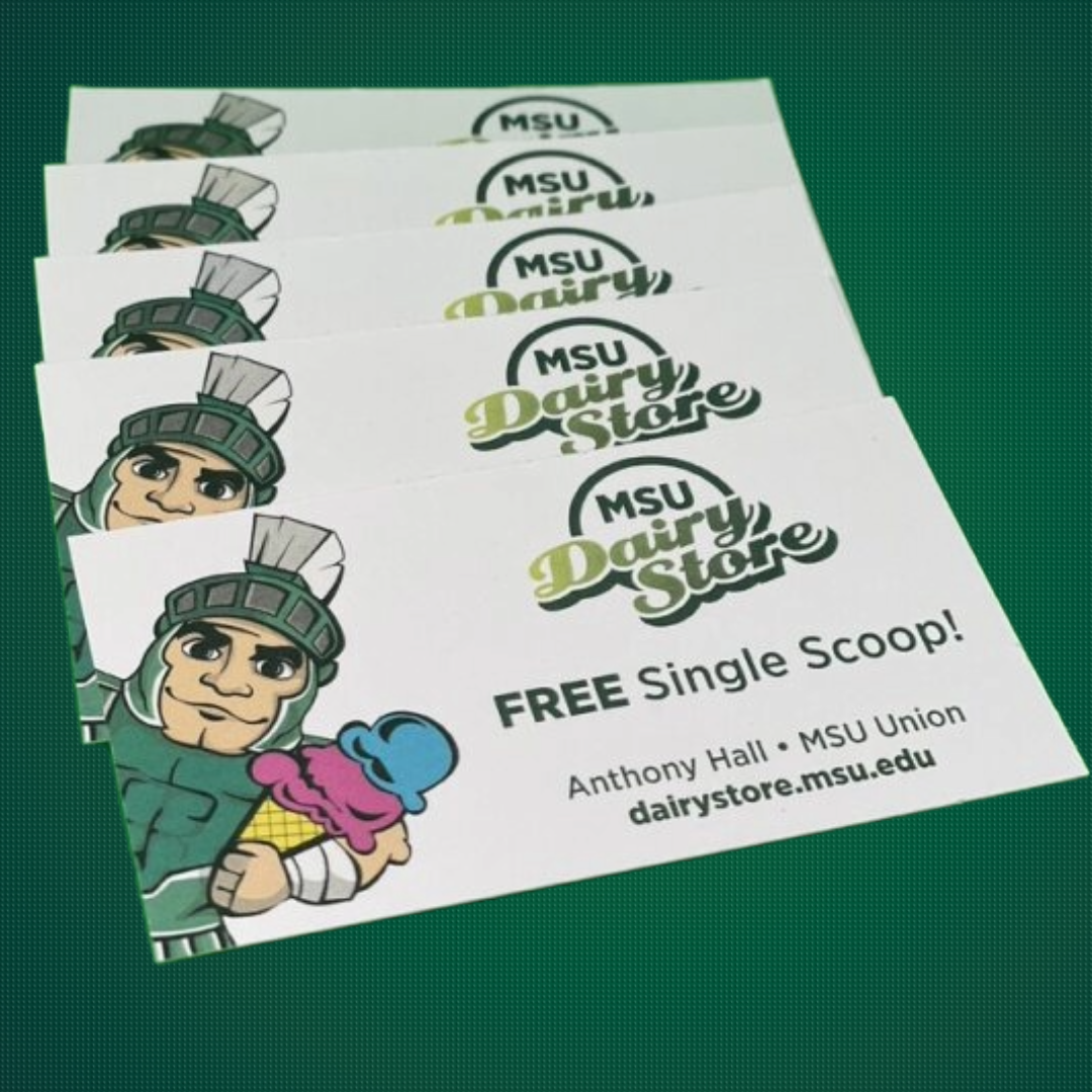 5 pack of Single Scoop Coupons