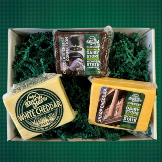Cheese Gift Box: White, Sharp, Chocolate
