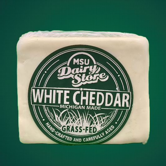 Grass-fed White Cheddar .5 lbs (approx.)